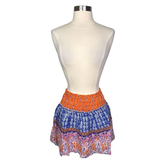 RAGA x Anthropologie Printed Circle Mini Skirt - Size Large - Picture 1 of 8